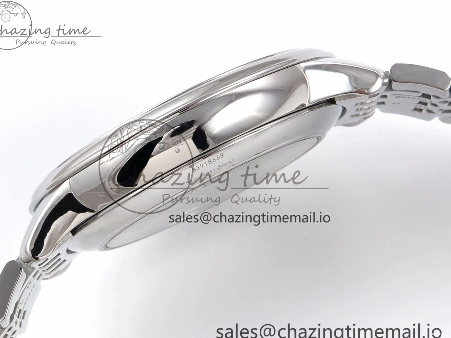 0225 Supportive De Ville Date SS VSF 1:1 Best Edition Blue Dial on SS Bracelet A 7700